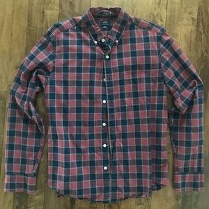 J. Crew Slim Heathered Cotton Shirt